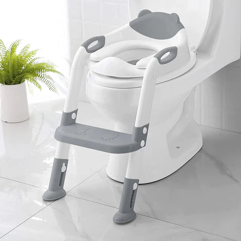 Transform potty training with our Red Potty Training Ladder Seat. Engineered for stability and confidence, this innovative solution ensures a smooth transition for your child. Say goodbye to accidents with this essential tool!" Keywords: potty training, ladder seat, stability, confidence, transition, innovative, child-friendly