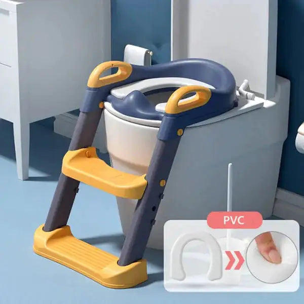 Transform potty training with our Red Potty Training Ladder Seat. Engineered for stability and confidence, this innovative solution ensures a smooth transition for your child. Say goodbye to accidents with this essential tool!" Keywords: potty training, ladder seat, stability, confidence, transition, innovative, child-friendly