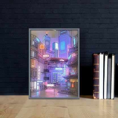 City Night LED Art Lamp