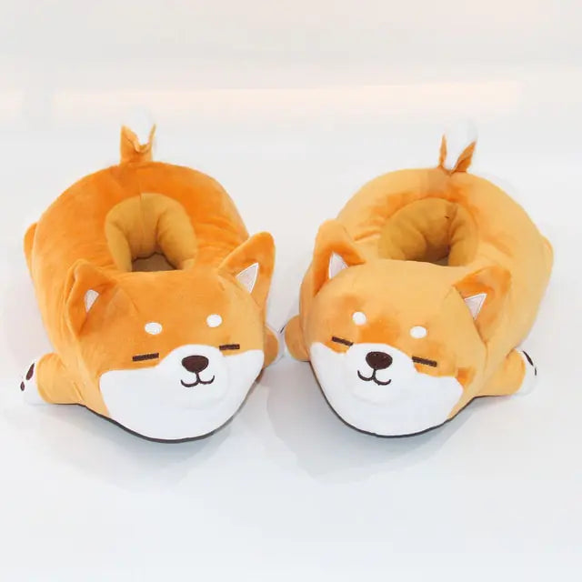 Puppy Home Plush Slippers