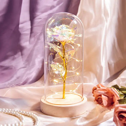 Beauty And The Beast Preserved Roses In Glass